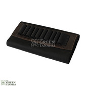 leather bullet band, black bullet band for hunting, bullet holder