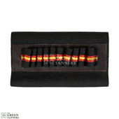 leather bullet band for hunting, leather bullet holder