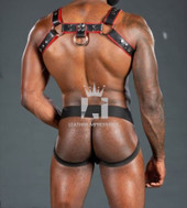 Leather harness, leather jockstrap, BDSM harness and jockstrap for mens, gay jockstrap