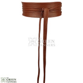 leather obi belt, leather wrap belts, leather sash belt, brown wrap belt