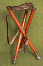 leather camping stool, camping stool for hunting