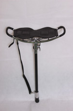 folding stool seat, leather camping stool, shooting stick