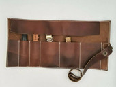 leather watch roll, watch roll, watch organizer, watch roll for travel