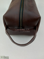 leather toiletry bag, toiletry bag, ditty bag