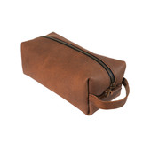 leather toiletry bag, toiletry bag, ditty bag