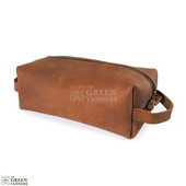 leather toiletry bag, toiletry bag, ditty bag