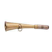 brass hunting horn