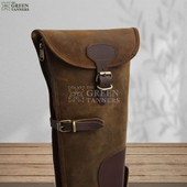 leather shotgun case, leather shotgun slip case, gun slip case