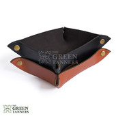 leather valet tray, black valet tray