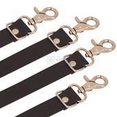 BDSM Leather Restraints Belts - Close Hook View BDSM Leather Restraints Belts - Close Hook View