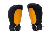 leather bondage mittens