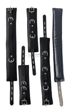 leather handcuffs, leather cuffs, leather bondage cuffs