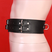 leather bondage belts, leather restraints belts, black leather belts