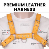 Stylish Gay Mens Leather Harness - Infographics Stylish Gay Mens Leather Harness - Infographics