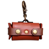 Handcrafted Leather Dog Poop Bags for Pet Owners - Detailed View Handcrafted Leather Dog Poop Bags for Pet Owners - Detailed View
