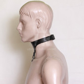 leather bdsm posture collar, leather collar