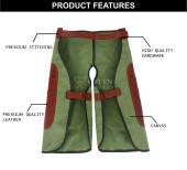 canvas farrier apron, leather hoofer apron, farrier apron, hoofer apron