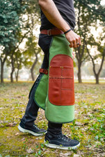 canvas farrier apron, leather hoofer apron