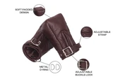 leather bondage mittens