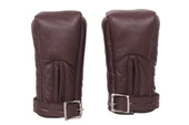leather bondage mittens