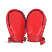 leather bondage mittens