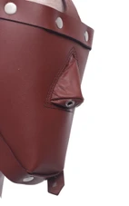 Close Image of Durable Leather Bondage Muzzle