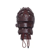 leather bondage hood, leather bdsm hood, leather bondage mask, leather hood