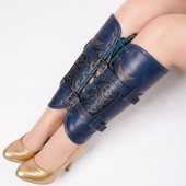 leather leg restraint, leather arm restraint, adjustable leather restraint, leather binding sleeve, lockable leather restraint, lace up restraint