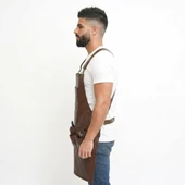 leather welding apron, leather woodwork apron, leather carpenter apron, leather blacksmith apron, leather butcher apron