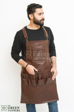 Leather work apron with pockets, Leather Aprons, Leather Woodworking Apron, Leather Butcher Apron, Leather Chef Apron, Leather Blacksmith Apron, Leather Barber Apron, Leather BBQ Apron, Leather Carpenters Apron, Leather Welding Apron