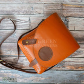 Bruce Messenger Bag, Leather Crossbody Bag, Leather bag