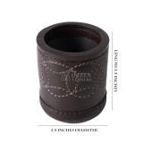 dice cups leather