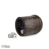 Leather Dice Cups, Brown Dice Cup, Leather Dice Cup, Dice Shaker, Leather Dice Shaker, 