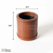 Leather Dice Cups, Brown Dice Cup, Leather Dice Cup