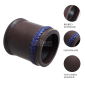 Leather Dice Cups, Brown Dice Cup, Leather Dice Cup,  Dice Shaker, Dice Roller