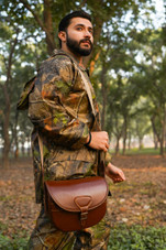 Leather Shooting Bag, Leather Bag, Shooting Shells Bag, Shotgun Cartridge Bag, cartridge bag