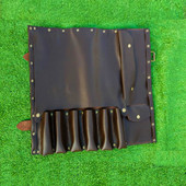 leather roll up knife case