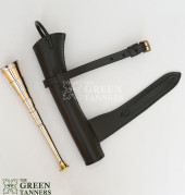 Fox Hunting Horn with Leather Case, Fox Hunting Horn, 4 Band Horn, Hunting Horn with Leather Case, fox hunting horn for sale