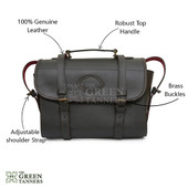 Leather Cartridge Bag, Leather Magazine Bag, Shotgun Cartridge Bag, cartridge bag