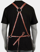 Leather Barber Apron, Leather Hairdressing Apron