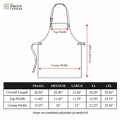 Specification of leather bar apron