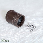 Leather Dice Cups, Brown Dice Cup, Leather Dice Cup, Dice Shaker, Leather Dice Shaker,