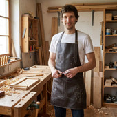 leather welding apron, leather woodwork apron, leather chef apron, leather carpenter apron, chef apron, leather butcher apron
