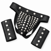 leather jockstrap, leather bondage jockstrap, bdsm jockstrap, leather Bondage underwear, Gay Leather Jockstrap, Gay Jockstrap, Gay Jockstrap Fetish