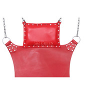Genuine Leather Bondage Sex Swing  - Pillow View