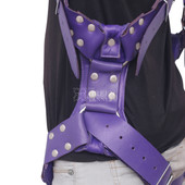 Suspension Leather Sex Swing  -  Side Zoom View