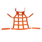 six point leather swing with leg loop -  front  view, leather swing, leather sex swing, leather sex sling, leather bondage sex sling