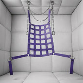 leather sex swing, leather bondage suspension sling, leather bondage sex sling,