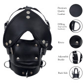 Front image of Leather Muzzle Gag Front image of Leather Muzzle Gag