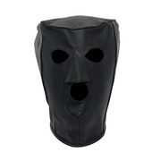 Leather Unisex Bondage Hood - Main Image
